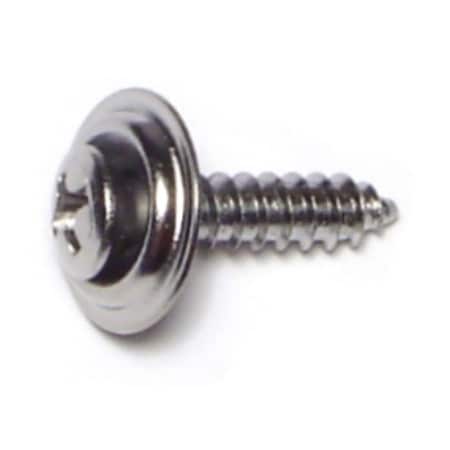Midwest Fastener Sheet Metal Screw, #8 x 3/4 in, Chrometint Steel Oval Head Phillips Drive, 20 PK 64062